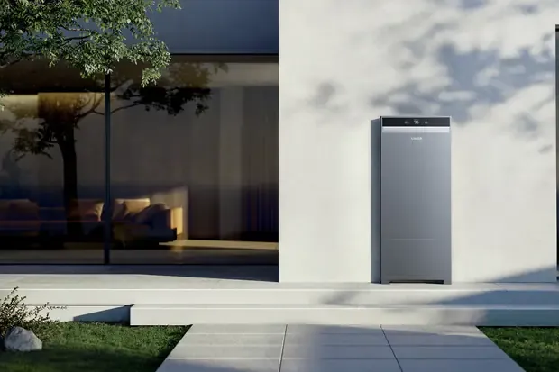 Anker SOLIX X1 installed externally against a rendered wall